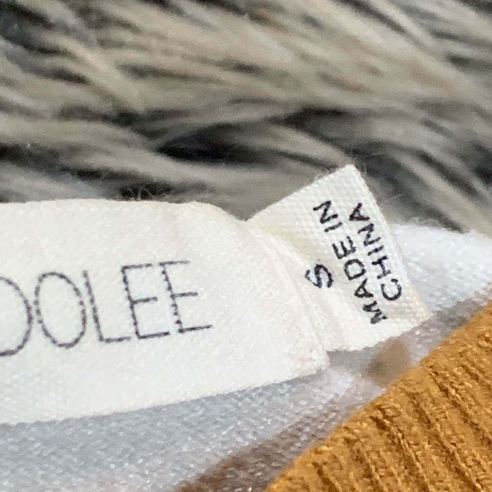 Roolee Colorblock Sweater Rust Color Center With … - image 2